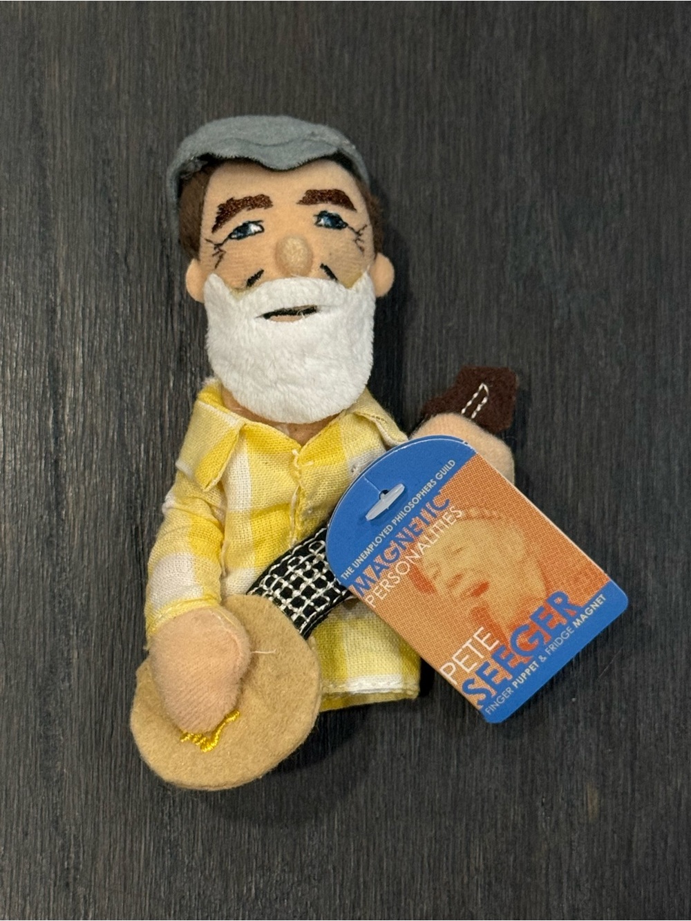 New Magnetic Personalities Finger Puppet Fridge Magnet Pete Seeger